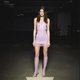 thumbnail image 1 of Falda ajustada con escote transparente para mujer de verano, diamantes calientes, 1 of 3