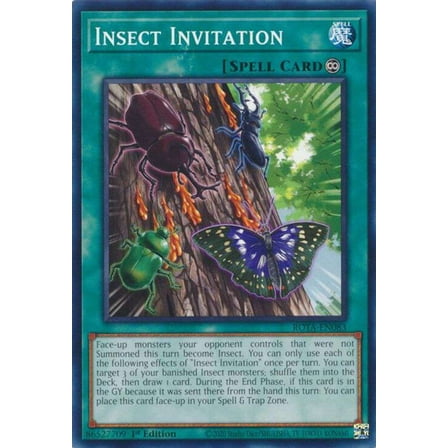 YuGiOh Rage of the Abyss Common Insect Invitation ROTA-EN083