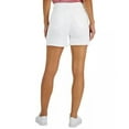thumbnail image 3 of Style & Co Womens Frayed Denim Shorts Bright White 14, 3 of 4