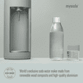 thumbnail image 4 of Mysoda Sparkling Water Maker Manual Soda Carbonator 1L Glass & PET Bottles Pigeon Matte Kitchen Use, 4 of 7