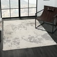 thumbnail image 2 of Better Homes & Gardens Shag Modern Grey Abstract Indoor Area Rug, 5' x 7', 2 of 5