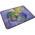 thumbnail image 2 of Coolnut Mardi Gras Door Mats Non-Slip Washable Indoor Outdoor Entrance Welcome Floor Mat for Kitchen Bathroom Bedroom Home Decor,23.6"x15.7", 2 of 6