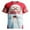 ZC Red, variant on Christmas Tshirt Men Short Sleeve Funny Santa Graphic Pajamas Tee Crew Neck Casual Cozy Soft Holiday Family Xmas Gift Mens Shirts White L