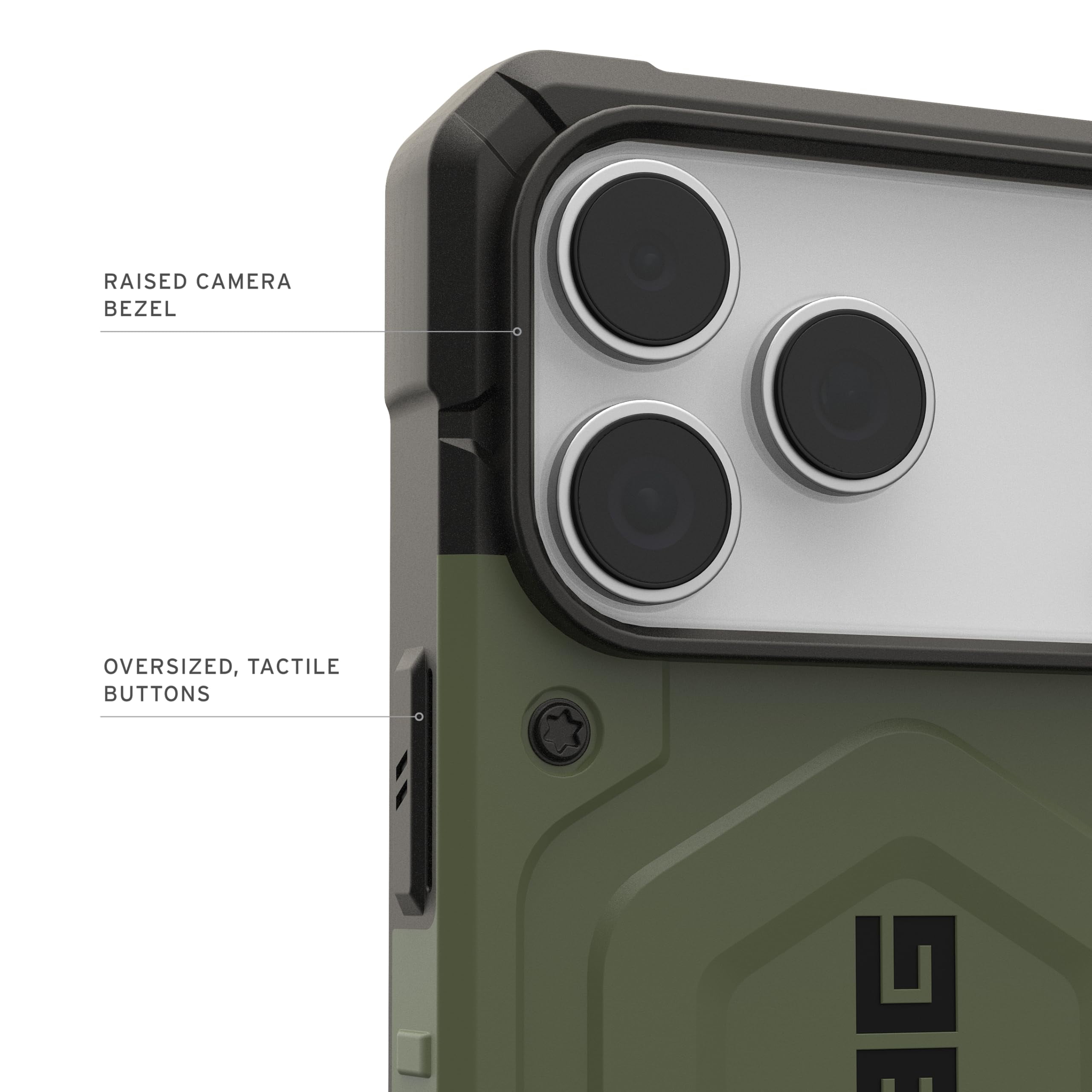 UAG iPhone 17 Pro Max Case Pathfinder - Compatible with MagSafe Military Grade Protective Cover, Olive
