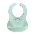 thumbnail image 2 of Baberos de silicona para bebé, cómodos Baberos de silicona impermeables para bebés y niños pequeños, sin BPA, con bolsillo para recoger alimentos, 2 uds., 2 of 5