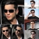thumbnail image 2 of Polarised Sunglasses Mens Womens UV Protection metal frame Classic Vintage Style Ultralight Shades For Driving Travel Fishing Running Pilot Sun glasse, 2 of 5