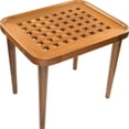 thumbnail image 5 of 18" Brown Solid Wood Rectangular End Table, 5 of 6