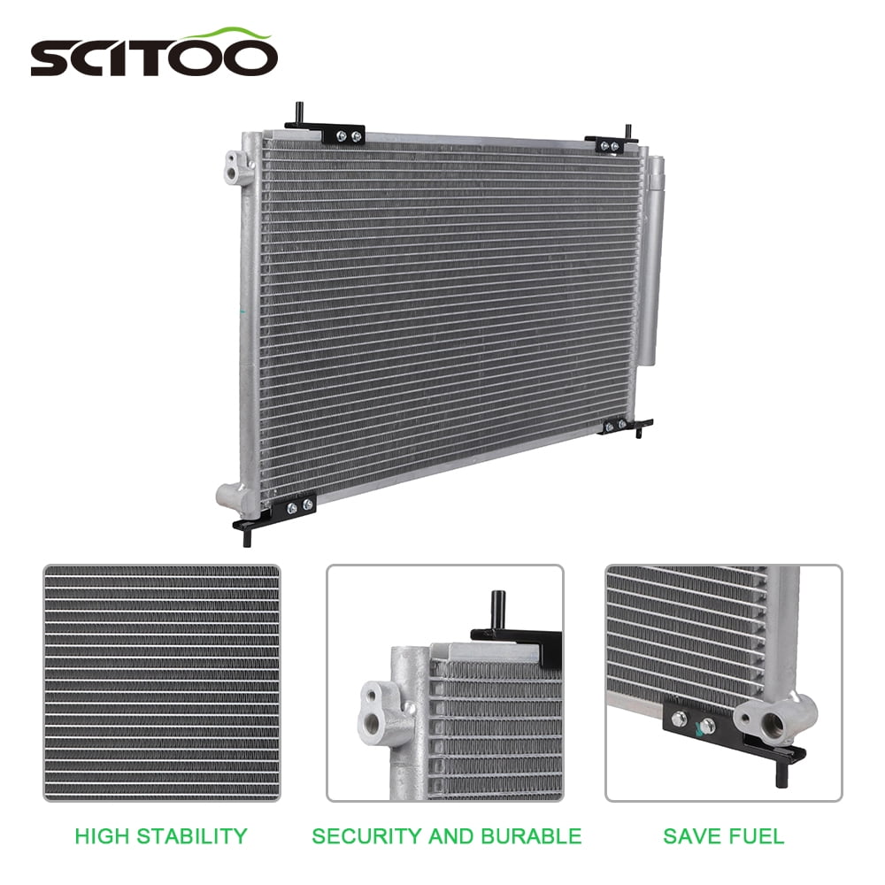 SCITOO AC A/C Condenser 3148 Compatible with 2002 2003 2004 2005 2006 Honda CR-V 2003 2004 2005 2006 2007 2008 2009 2010 2011 2011 Honda Element 2014 Honda Ridgeline