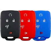 3x New Key Fob Remote Silicone Cover Fit For Select GM Vehicles - M3N-32337100.