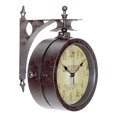thumbnail image 2 of Infinity Instruments Horloge Murale Charleston 2 Faces 8 Pouces & Thermomètre, 2 of 5
