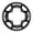 Black 50T, variant on Yajisi Bike Chainring 104BCD Mountain Bike Single Narrow Wide Chain Ring 44T (104 mm / 4.09 inches) Black