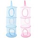 thumbnail image 1 of 2pcs Stuffed Animal Nets Hammocks Multi-layer Hanging Foldable Drying Net Mesh Sock Drying Net, 1 of 4
