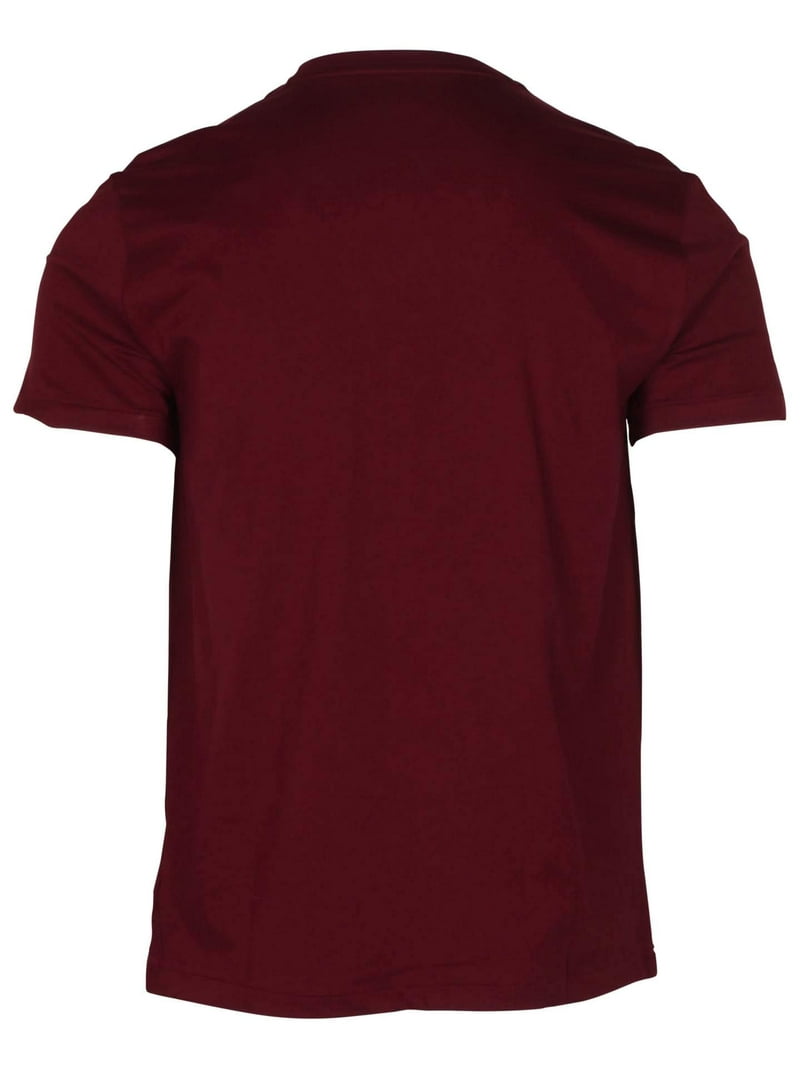 Tシャツ・カットソー Polo Ralph Lauren Wine Red Cotton T-Shirt Classic-Fit Polo RL Men's Classic Fit Crew Neck Pony T-Shirt (Classic