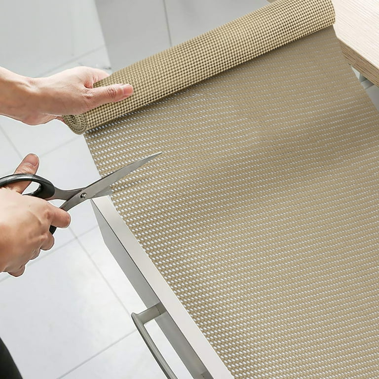 Non Adhesive Shelf Liners for Kitchen Cabinets, 17.5 X 30 FT