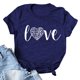 thumbnail image 2 of Gibobby Blusa de Trabajo de Manga Corta Camisa mujer manga corta casual con estilo top camisas(Azul,G), 2 of 5