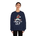 thumbnail image 3 of Lunch Lady Elf Unisex Sweatshirt, S-2XL Christmas Holidays Xmas Elves, 3 of 6