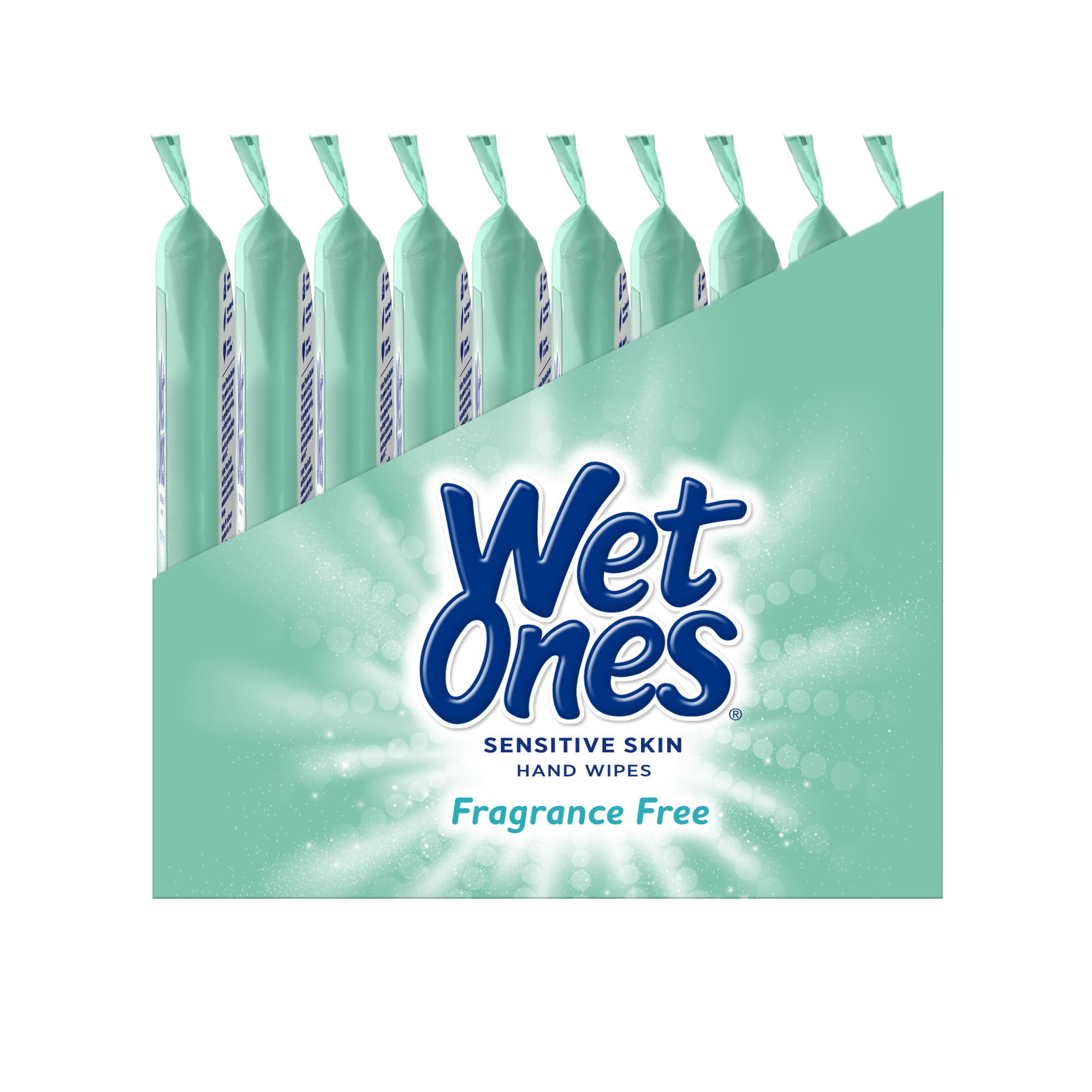 Wet Ones® Sensitive Skin Hand & Face Wipes Singles - Fragrance Free Pack