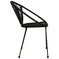 thumbnail image 3 of vidaXL Chaises de Jardin 2 Pcs PVC Rotin Noir, 3 of 5