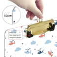 thumbnail image 4 of Plastic Clipboard Acrylic Hanging Clip Board with silver Low Profile Office School Supplies 12.5x9 Helicopter and Cloud, 4 of 9