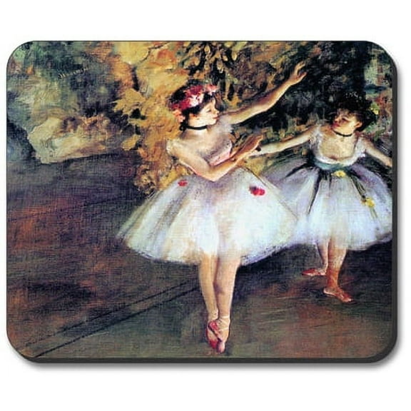 Art Plates Mouse Pad - Degas - Two Dancers