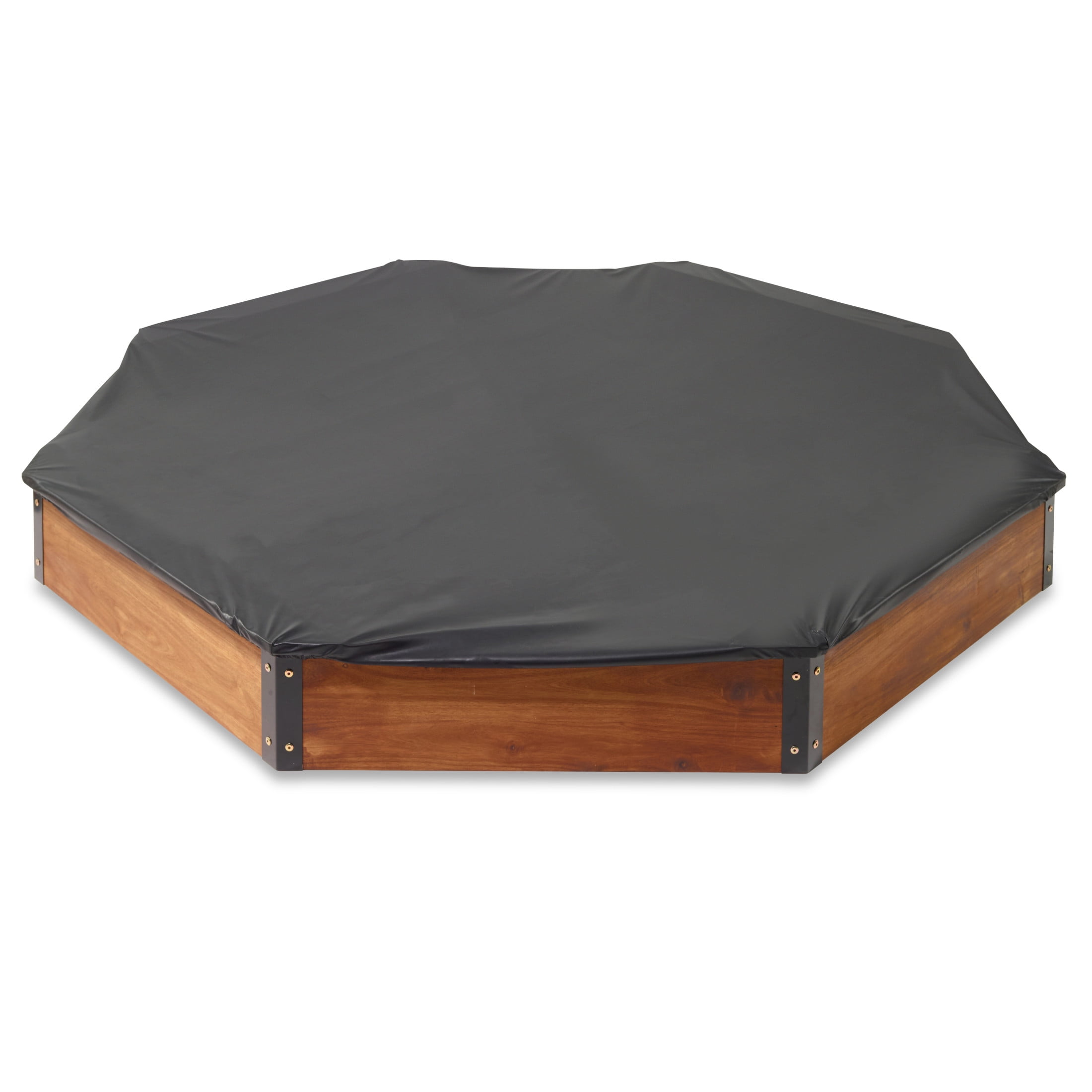 Badger Basket Octagon XL Wooden Sandbox with Liner and Cover