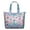 Pink-43, variant on Large Capacity Zipper Tote Bag for Women, Baseball Print with Side Pockets & Travel-Ready Design