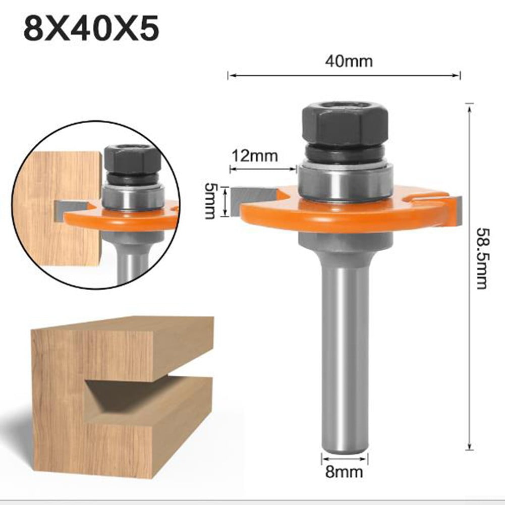 8mm Shank Woodworking V-Slotting Carving Router Bit Engraving Milling Cutter New 