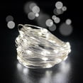 thumbnail image 4 of 2 Pack Battery Operated Mini Lights,Indoor Led Fairy Lights with Timer 6 Hours on/18 Hours off for Wedding Party Decorations,50 Count Leds,17 Feet Silver Wire(Cold White), 4 of 6