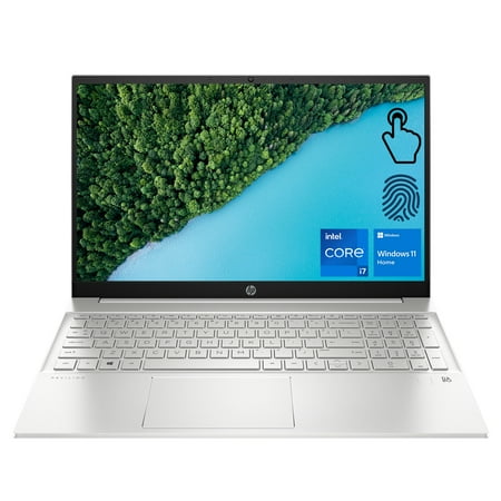 HP Pavilion Laptop, 15.6" FHD Touchscreen, Intel Core i7-1360P, 64GB RAM, 1TB SSD, FP Reader, Backlit Keyboard, Webcam, HDMI, Wi-Fi 6, Windows 11 Home, Silver