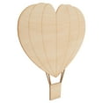 thumbnail image 3 of Wood Heart Hot Air Balloon Cutouts 20-inch, 1/8 inch Thick, Pack of 5 Hot Air Balloon Decorations for Nursery/Valentines, by Woodpeckers, 3 of 4