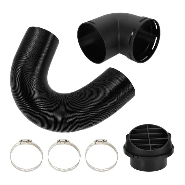 Kit de tubo de calefacción para automóviles Unique Bargains con cubierta de salida de aire redonda y conector de tubo en Y