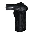 thumbnail image 6 of Men Designer Shoulder Padded Motorcycle Racer Leather Jacket, 6 of 8