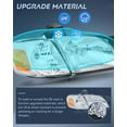 thumbnail image 6 of Nilight Headlight Assembly Compatible with 1997 1998 1999 2000 2001 2002 2003 2004 2005 Chevy Venture Oldsmobile Silhouette 1997-1998 Pontiac Chrome Housing Amber Corner Clear Lens 2 Years Warranty, 6 of 8