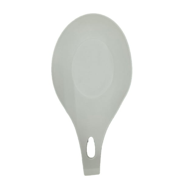 Estante de apoyo Wosthever para cucharas PP blanco lechoso