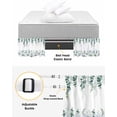 thumbnail image 3 of Daisy Eucalyptus Bed Skirt Cal King 16 Inch Drop, Wrap Around Bed Skirts, Farmhouse Weeping Botanical Elastic Bedskirt Pleated Bed Frame Cover Luxurious Dust Ruffle for Cal King Bed, 3 of 6