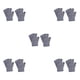 thumbnail image 3 of Sonducket 1 par de guantes sin dedos, estilo simple, accesorio de ropa para hombres y mujeres, calentador de manos térmico cómodo para Type2 NO2, 3 of 6