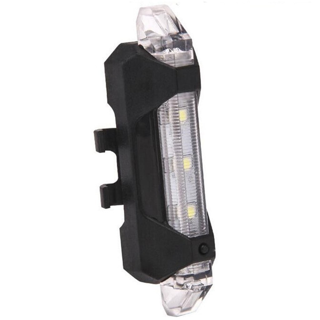 5 LED USB Rechargeable Bike Tail Light Bicycle Safety Cycling Warning Rear Lamp. 