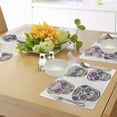thumbnail image 4 of Ambesonne Sugar Skull Place Mats Set of 4, Colorful Mexican, Standard Size, Multicolor, 4 of 6