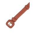 thumbnail image 2 of INSPIRE CHIC Womens 0.9" Width Pure Belts, Fashion Causal Faux Leather Waistband Belt for Jeans Pants Dresses 44.9x0.9"(LxW) Red Brown, 2 of 6