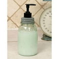 thumbnail image 2 of Midget Pint Mason Jar Soap & Lotion Dispenser – Galvanized Weathered Finish, Farmhouse Style, 2 of 2