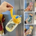 thumbnail image 3 of For School Boys Girl Leakproof Cup With Straw Water Jugs Travel Kettle Drinking Cup Kids Water Bottle WHITE, 3 of 7