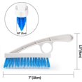 thumbnail image 4 of Grout Scrubber Brush Set of 2 - Stiff Nylon Bristle Bathtub Shower Scrubber - Floor Grout and Tile Scrubber - Cleaning Brush for Bathroom and Kitchen, 4 of 5