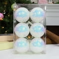 thumbnail image 2 of chaungfeng 6Pcs Christmas Ball Ornaments Hanging Decorations, 2.4 Inch Christmas Tree Painted Hanging Ball Christmas Balls Ornament for Holiday Wedding, 2 of 6