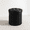 Black, variant on Round Storottoman Linen Vanity Stool