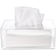 thumbnail image 3 of Soporte cuadrado de papel para caja de pañuelos faciales para encimeras de tocador de baño, tocadores de dormitorio, mesitas de noche, escritorios y mesas Ormromra HMJM299, 3 of 8
