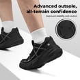 thumbnail image 5 of FitVille Men's Wide Walking Shoes with Arch Support Comfot Sneakers for Men, 5 of 6
