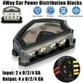 thumbnail image 3 of APPLAYERR 0/2/4 Gauge Power Ground Distribution Block 4 Outputs for Car Audio Amplifier Subwoofer Connection, 3 of 10