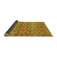 thumbnail image 2 of Ahgly Company Indoor Rectangle Abstract Yellow Modern Area Rugs, 2' x 3', 2 of 4