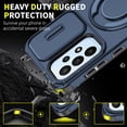 thumbnail image 2 of Asuwish Compatible with Samsung Galaxy A13 5G Phone Case Slide Camera Cover Tempered Glass Screen Protector Stand Ring Holder Rugged Slim Cell for A04S M13 G5 A 13 2022 A135G SM A136U Women Men Blue, 2 of 9