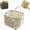 3#, variant on Quilted Laundry Basket with Handles,Large Collapsible Square-Shaped Fabric Totes with Reinforced Handles Side Pockets for Car,Home,Picnic